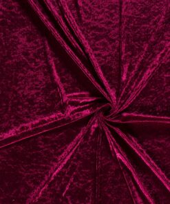 Velours de panne - Bordeaux