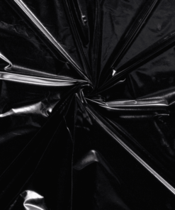Lamé / Lak Stretch - Black
