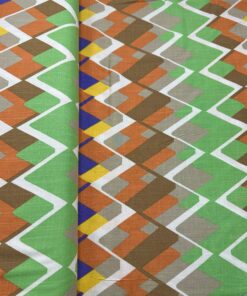 Viscose elestan - Colored zigzag