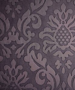 Paris Damask Kunstleer - Indigo